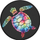 Mbajtëse telefoni PopSockets Psychedelic Turtle, rrëshqitëse, shumëngjyrëshe