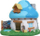 Dekor akuariumi Aqua D'ella Smurfs Forest Fisherman House, me ajrosje, 13.4x9.8x11cm, blu