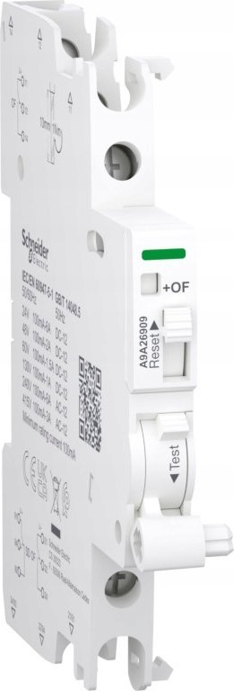 Kontaktor ndihmës Schneider Electric Acti9 A9A, 2 C/O, 6A, clip-on