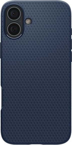 Mbështjellës telefoni Spigen Liquid Air për iPhone 16, TPU, kompatibil me karikim wireless, blu navy