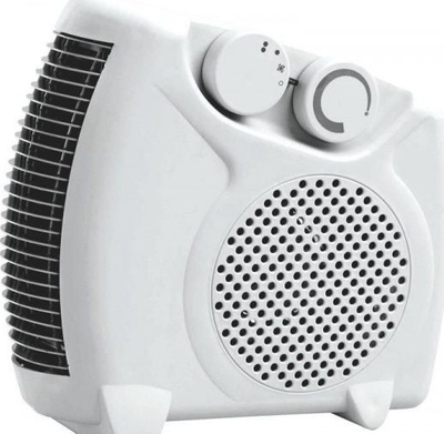 Ngrohëse me ventilator Botti AF 901, e vogël për dhoma të vogla, e bardhë