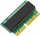 Adapter memorie RAM Mini PCIe në mPCIe, 52 pin, jeshil