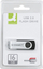 USB memorje Q-CONNECT, 4GB, USB 2.0, argjendtë e zezë