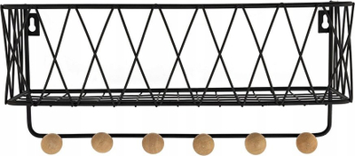 Varëse rrobash Astar HOOK CLOTHING WUO 2C, 350x120x165 cm, metal, e zezë
