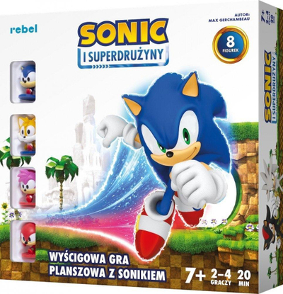 Lojë tavoline Rebel Sonic i Super Teams, garuese, 2 4 lojtarë, shumëngjyrëshe
