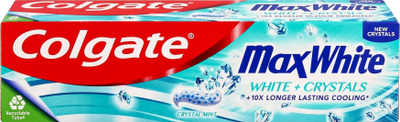 Pasta dhëmbësh Colgate Max White White Crystals, zbardhuese, 75ml