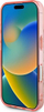 Mbulesë telefoni Guess GUHMP16MHFWBDCEP për iPhone 16 Plus 6.7", MagSafe, me lule, rozë