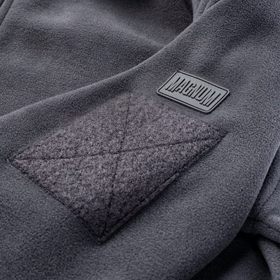 Bluzë fleece Magnum Essential, poliestër, për meshkuj, gri
