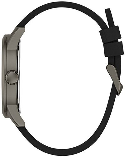 Orë për meshkuj Guess Badge GW0781G5, e zezë