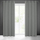 Perde Eurofirany Lidia, 140x250cm, material poliester, gri