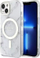 Mbulesë telefoni Guess GUHMP14MPCUMAH Marble MagSafe, për iPhone 14 Plus 6.7", efekt mermeri, e bardhë