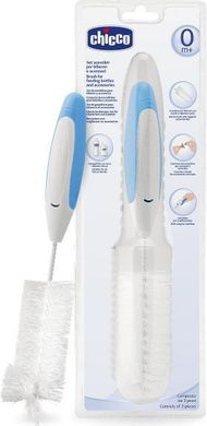 Brushë pastrimi për shishe të foshnjeve Chicco, 3 në 1, e bardhë