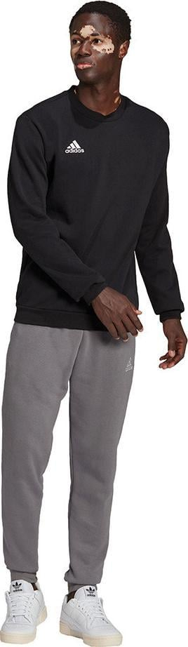 Bluzë sportive Adidas Entrada 22 H57478, fleece, për burra, e zezë, S