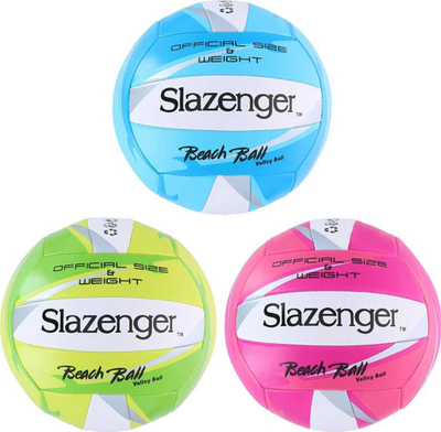 Top volejbolli plazhi Slazenger Beach Volleyball, madhësia 4, rreth 270 g, blu