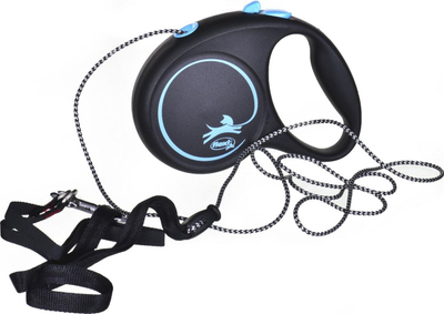 Rrip për qen Flexi Automatic, M, 5m, i kaltër