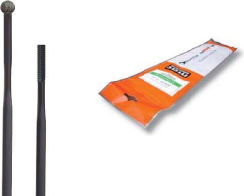 Shirita metalik për biçikletë CNSPOKE AERO360, 2.0-0.8 x 2.2-2.0, 286 mm, 36 copë, të zi
