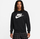 Bluza Nike Sportswear Tech Fleece Crew, fleece, logo e bardhë, e zezë