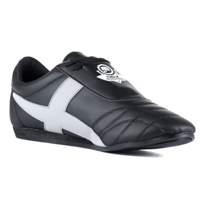 Këpucë trajnimi për sporte luftarake DBX Bushido Black, lëkurë sintetike, taban antirrëshqitës, të zeza