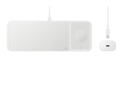 Karikues wireless Samsung Wireless Charger Trio EP-P6300, 9W, 3 pajisje, i bardhë