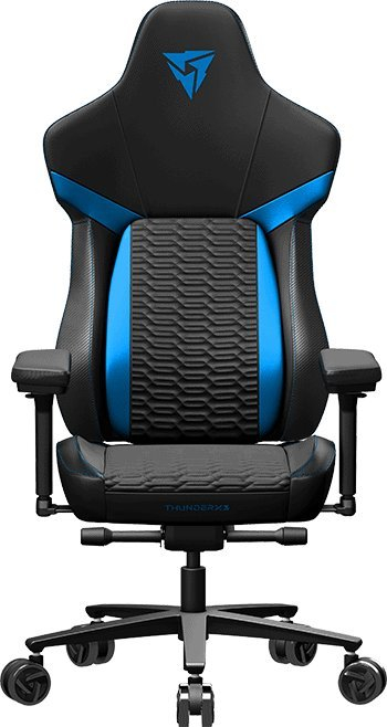 Karrige gaming ThunderX3 CORE-Racer, mbështetje lumbare, deri 150kg, blu e zezë