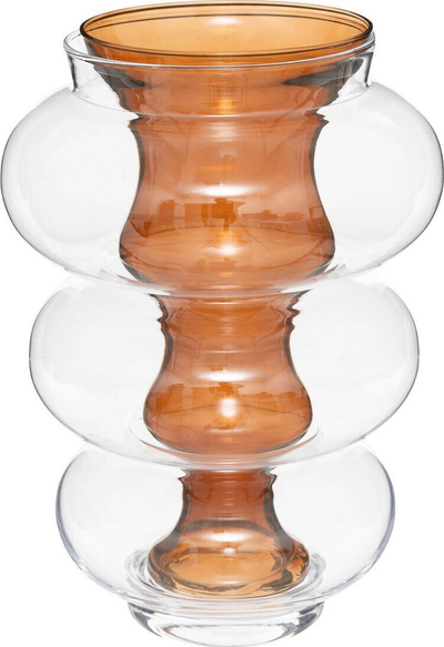 Vazo dekorative Atmosphera Double Vase Matali Crasset, xham, 36cm, qelibar