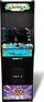 Automat lojrash Arcade1Up Galaga Deluxe, ekran 17", 14 lojra, i zi