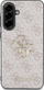 Mbulesë telefoni Guess për Samsung Galaxy A36 5G, eco leather, rozë