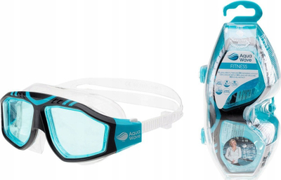 Syze noti për kalamoj Aquawave Maveric Jr, anti fog, mbrojtje UV, transparente blu
