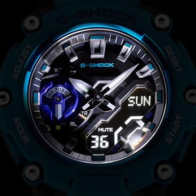 Orë për meshkuj Casio G-Shock Carbon Core Guard GA-2200BB-1AER (633), e zezë