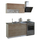 Njësi kuzhine melamine 120 cm (HM2440), bardhë