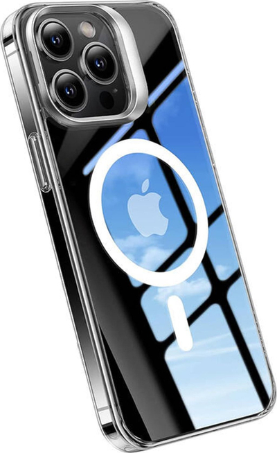 Mbrojtëse telefoni Torras UPRO Lstand Clear Mag, për iPhone 15, magnetike MagSafe, transparente