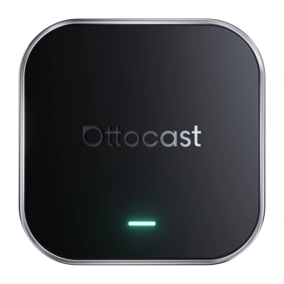 Adapter makine Ottocast OttoAibox E2, Android 13, CarPlay dhe Android Auto wireless, i zi
