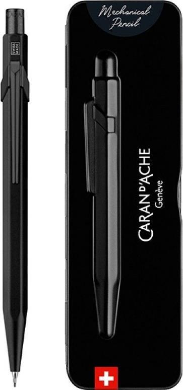 Механичка пенкало Caran d’Ache 844 Black Code, 0.7mm, црна мат