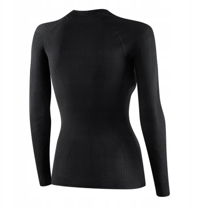 Bluzë termike për goca Brubeck 3D Pro Thermal Active, masa M, e zezë