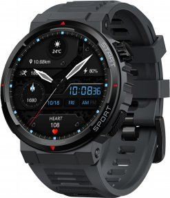 Ora inteligjente Zeblaze Ares 3 Plus, ekran 1.43" HD AMOLED, Bluetooth Calling, e zezë