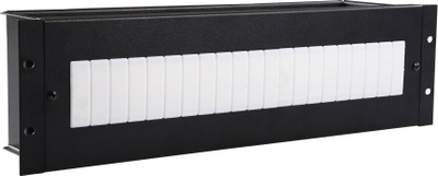 Modul rack Lanview RAX630BL, 3U, 19", RAL9005 i zi