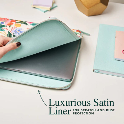 Mbrojtëse laptopi Rifle Paper Co Garden Party Blush, 15", shumëngjyrëshe