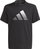 Bluzë sport për kalamaj Adidas B TI, AEROREADY, poliester i ricikluar, e zezë