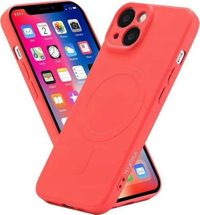 Mbulesë telefoni MX Liquid Armour për iPhone 15 Pro, 6.1", MagSafe, e kuqe