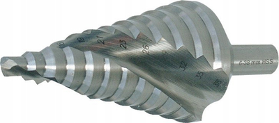 Freza shkallë Abraboro Stepped Drill Bit, 4 30 mm, HSS kobalt, argjendtë
