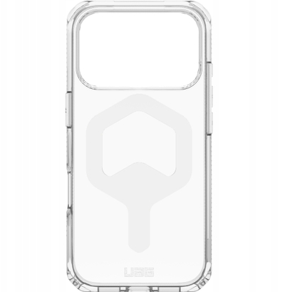 Mbështjellës telefoni Urban Armor Gear Plyo, 6.3", kompatibil MagSafe, transparent i bardhë
