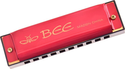 Harmonikë metalike Bee IN0126, 10 cm, për kalamaj, me ngjyra të ndryshme