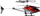 Helikopter RC Xhelikopter 70 cm me telekomandë 2.4 GHz, LED, i kuq
