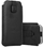 Etui telefoni Wonder Carbon Size L për iPhone, efekt karboni, i zi