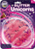 Sticker-a muri Glowstars Glitter Unicorns, që ndriçojnë në errësirë, set unikornësh dhe yjesh, rozë
