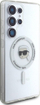 Kapak telefoni Karl Lagerfeld Button Karl Head MagSafe për Samsung Galaxy S25 Ultra, TPU PC, i bardhë