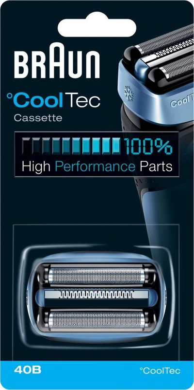Kokë zëvendësuese Braun Cooltec 40B, e kaltër