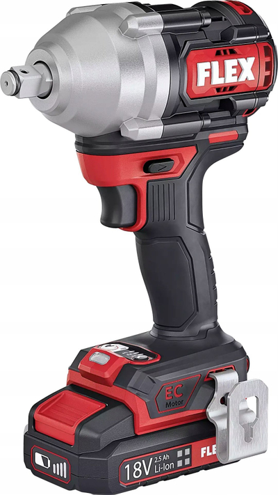 Çelës goditës me bateri Flex IW 1/2 750 18.0-EC C, 18V, 1/2", i kuq e zi
