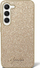 Këllëf telefoni Guess Glitter për Samsung Galaxy S23, plastikë dhe TPU, me shkëlqim, ngjyrë ari