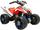 Motorr për fëmijë Injusa Honda Quad me bateri, 12V, i kuq